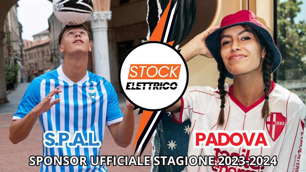 Stock Elettrico Sponsor Ufficiale Padova e SPAL Ferrara 2023-2024